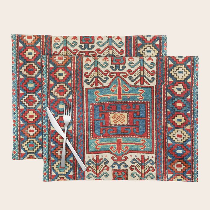 Karabagh South Caucasus Rug Print Placemat Gallery Image 1