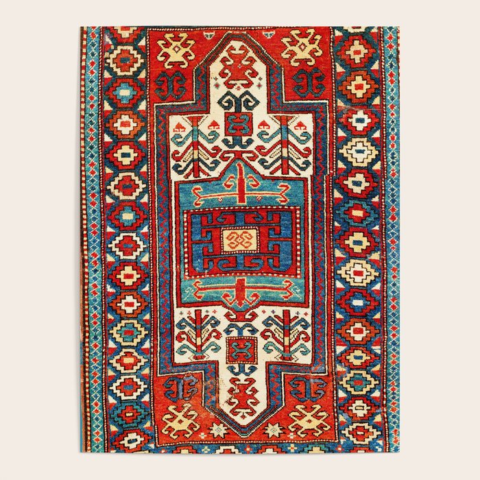 Karabagh South Caucasus Rug Print Poster Gallery Image 1