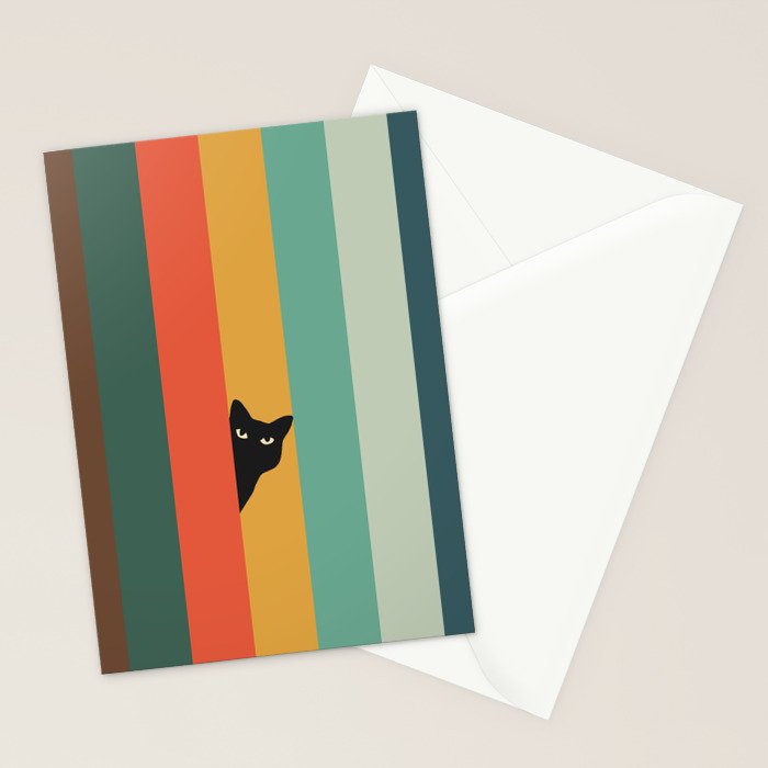 Cat Landscape 165A Stationery Card Gallery Image 2