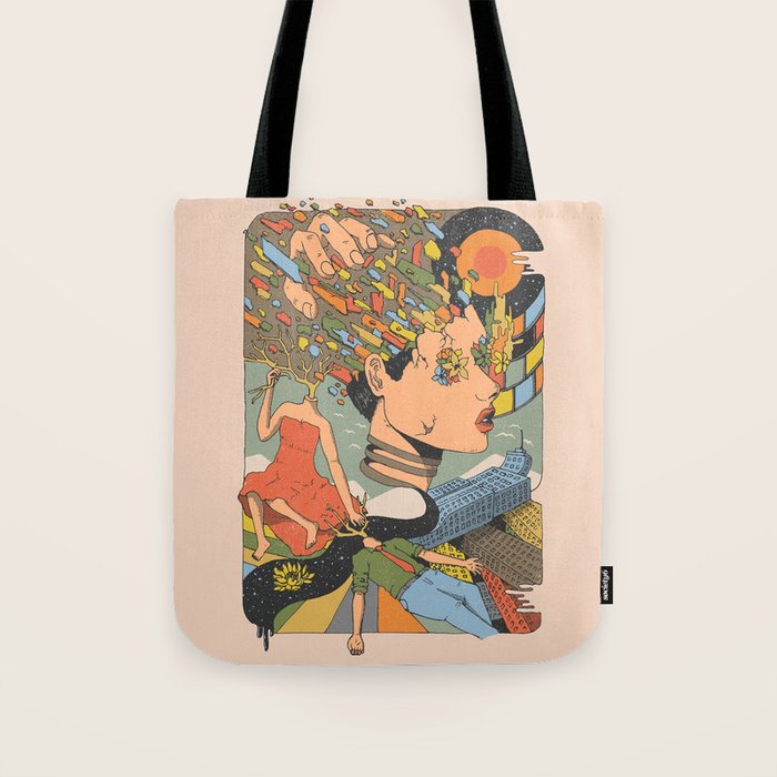 A Shattered Mind Tote Bag Gallery Image 1