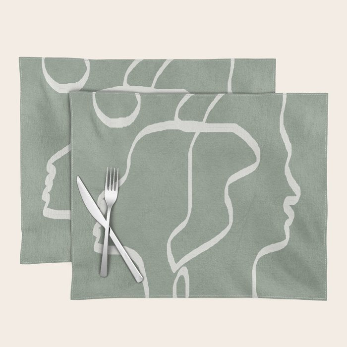 Abstract Faces Placemat Gallery Image 1