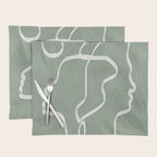 Abstract Faces Placemat Gallery Image 1