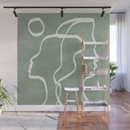 Abstract Faces Wall Mural Gallery Image 1