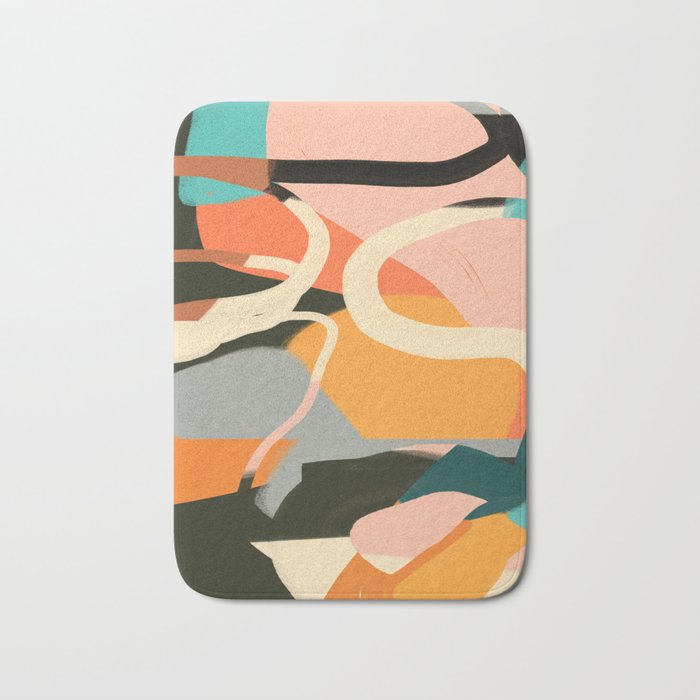 Modern Abstract Art 111 Bath Mat Gallery Image 1