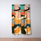 Modern Abstract Art 111 Window Curtain Gallery Image 3