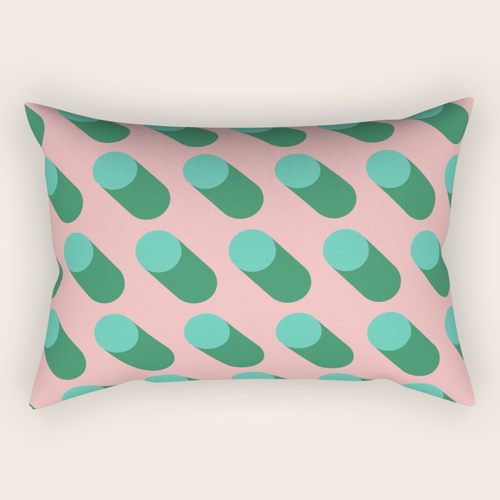 BAUHAUS POP BASIL Rectangular Pillow Gallery Image 2