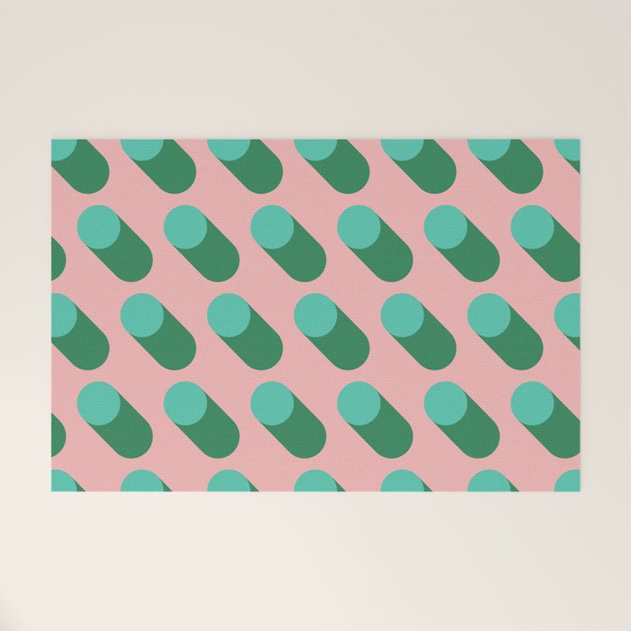 BAUHAUS POP BASIL Welcome Mat Gallery Image 1