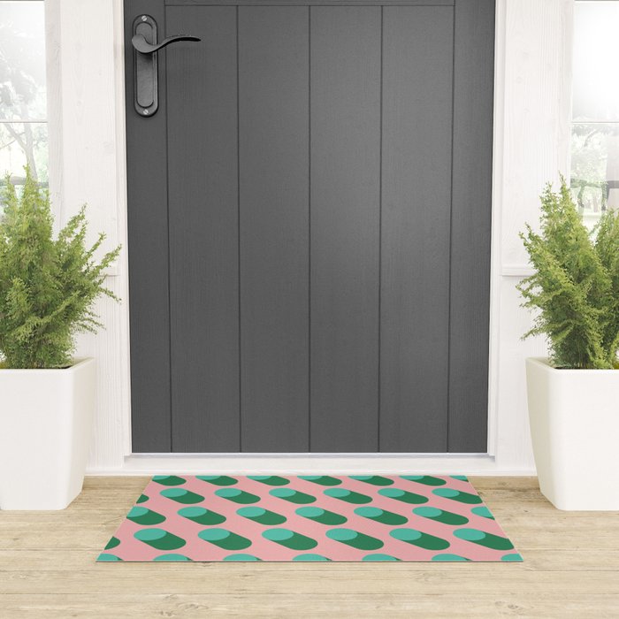 BAUHAUS POP BASIL Welcome Mat Gallery Image 3