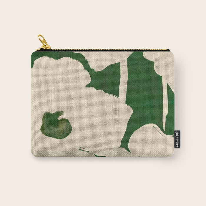 Abstract Flowers 3 Carry All Pouch Gallery Image 1