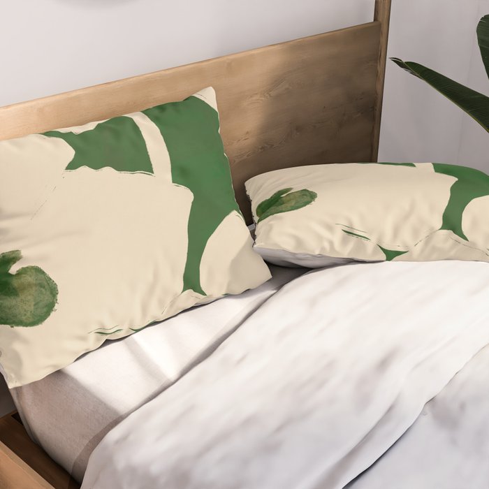 Abstract Flowers 3 Pillow Sham Gallery Image 2