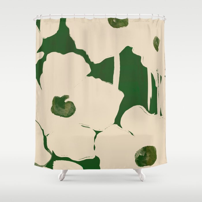 Abstract Flowers 3 Shower Curtain Gallery Image 1