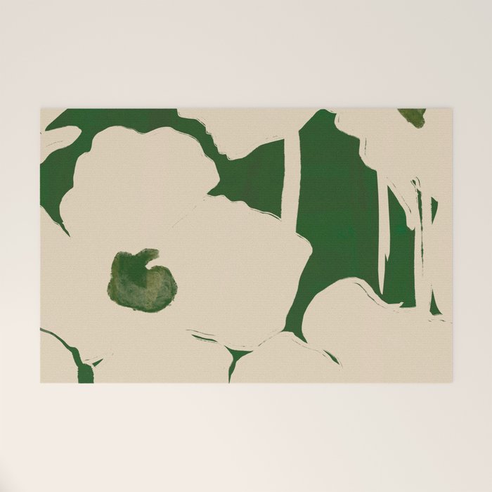 Abstract Flowers 3 Welcome Mat Gallery Image 1