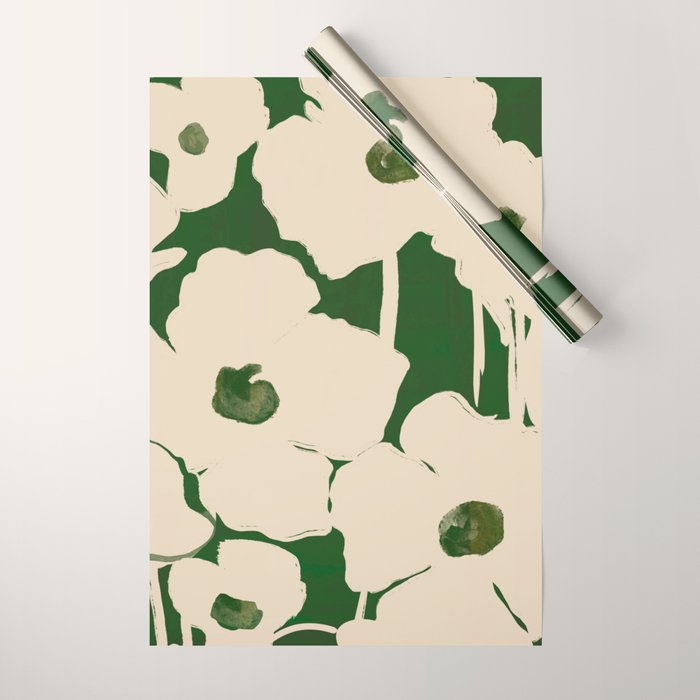 Abstract Flowers 3 Wrapping Paper Gallery Image 1