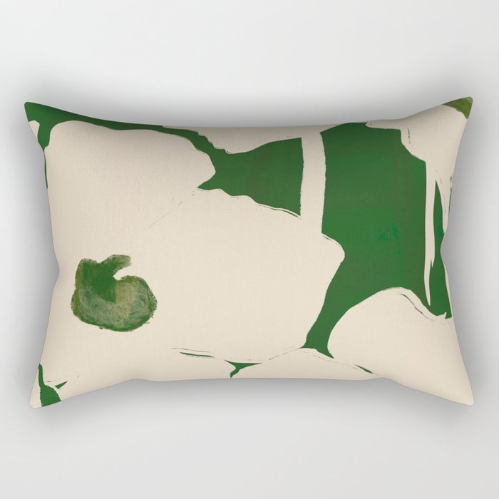 Abstract Flowers 3 Rectangular Pillow Gallery Image 2