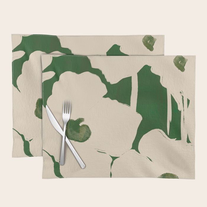 Abstract Flowers 3 Placemat Gallery Image 1