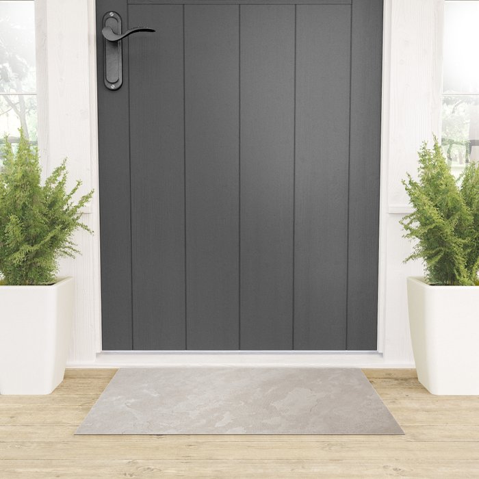 tan plaster stone finish look Welcome Mat Gallery Image 3