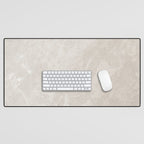 tan plaster stone finish look Desk Mat Gallery Image 1