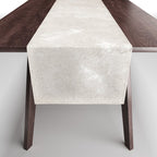 tan plaster stone finish look Table Runner Gallery Image 1