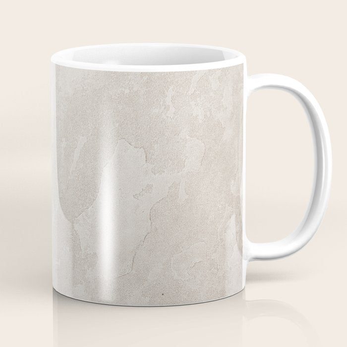 tan plaster stone finish look Coffee Mug
