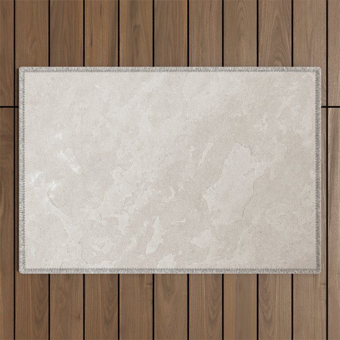 tan plaster stone finish look Outdoor Rug Gallery Image 1