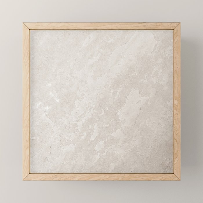 tan plaster stone finish look Mini Art Print Gallery Image 1