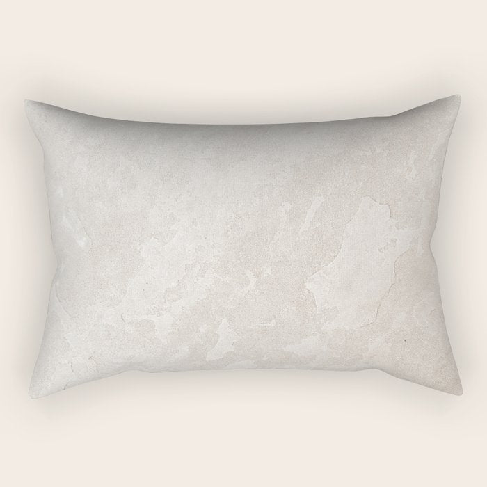 tan plaster stone finish look Rectangular Pillow Gallery Image 2