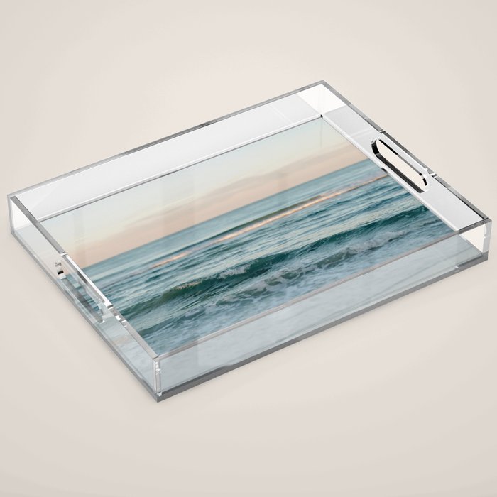 Blue Morning Acrylic Tray Gallery Image 1