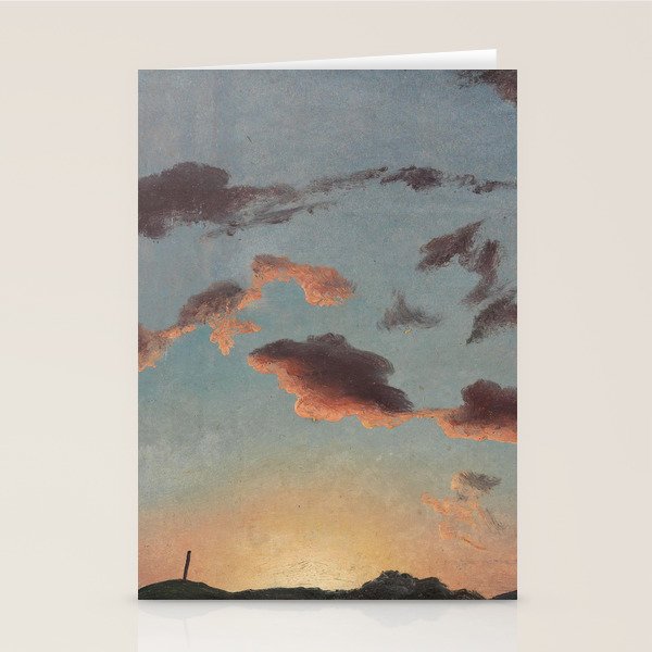 "Cloud Study" by Knud Baade, 1838 Stationery Card Gallery Image 2
