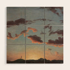 "Cloud Study" by Knud Baade, 1838 Wood Wall Art Gallery Image 1
