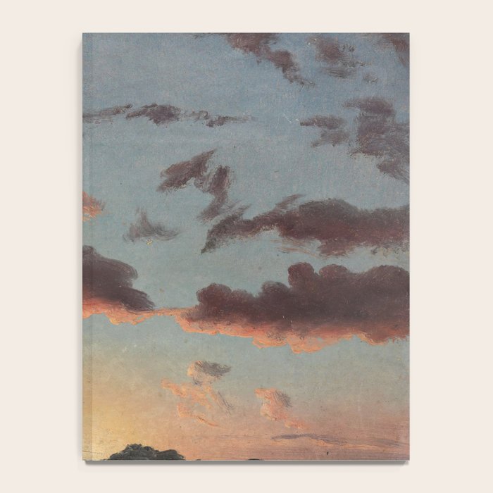 "Cloud Study" by Knud Baade, 1838 Notebook Gallery Image 4