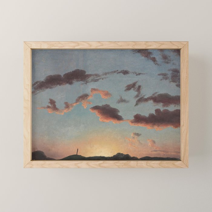 "Cloud Study" by Knud Baade, 1838 Mini Art Print Gallery Image 1