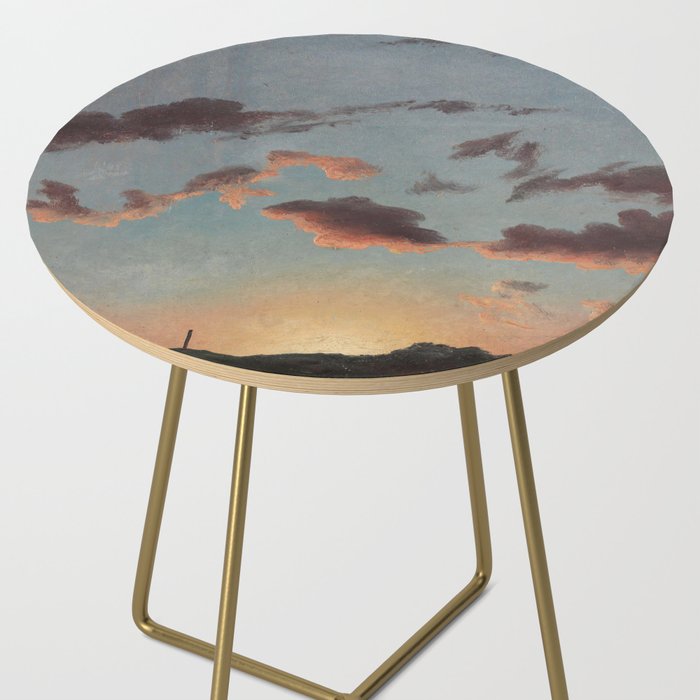 "Cloud Study" by Knud Baade, 1838 Side Table Gallery Image 2
