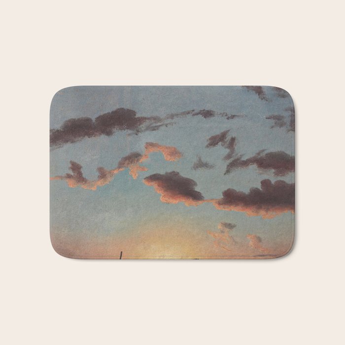 "Cloud Study" by Knud Baade, 1838 Bath Mat Gallery Image 1