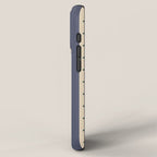 Blue Stripes And Flowers iPhone Case Gallery Image 2
