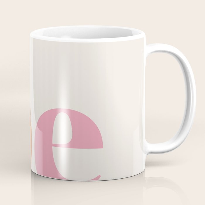 Be kind colorful retro Coffee Mug Gallery Image 1