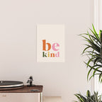 Be kind colorful retro Poster Gallery Image 2
