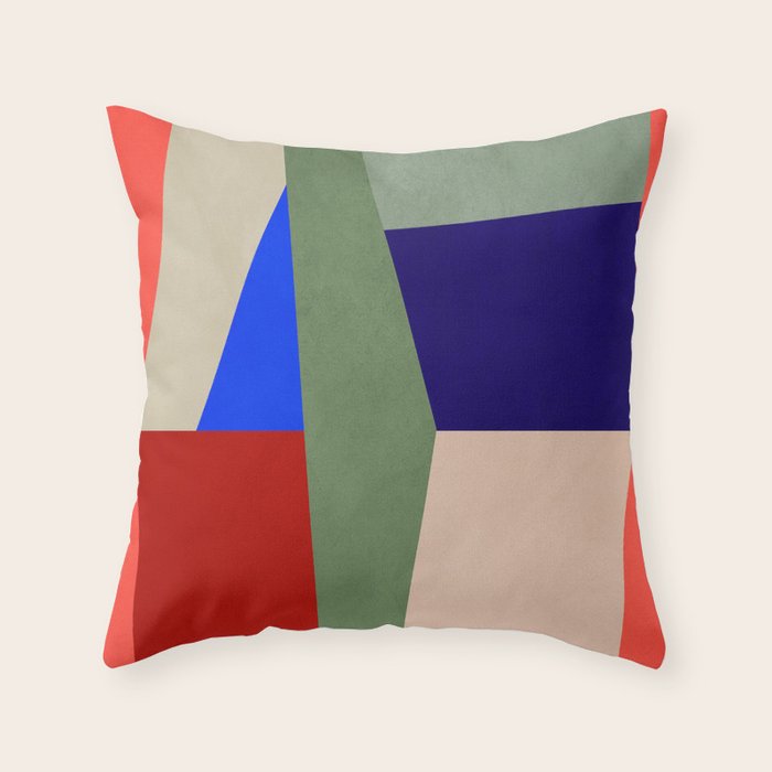 Abstract Shapes 22 Throw Pillow Gallery Image 6