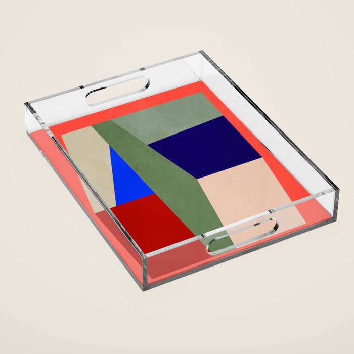 Abstract Shapes 22 Acrylic Tray Gallery Image 1