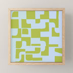 Abstract in Kiwi Mini Art Print Gallery Image 1