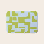 Abstract in Kiwi Bath Mat Gallery Image 1