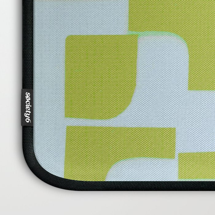 Abstract in Kiwi Laptop Sleeve Gallery Image 3