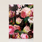 Vintage & Shabby Chic - Midnight Rose Garden Stationery Card Gallery Image 2