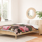 Vintage & Shabby Chic - Midnight Rose Garden Duvet Cover Gallery Image 2