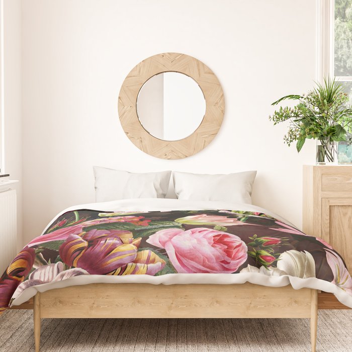 Vintage & Shabby Chic - Midnight Rose Garden Duvet Cover Gallery Image 3