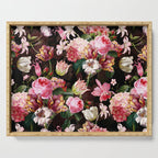 Vintage & Shabby Chic - Midnight Rose Garden Serving Tray Gallery Image 1