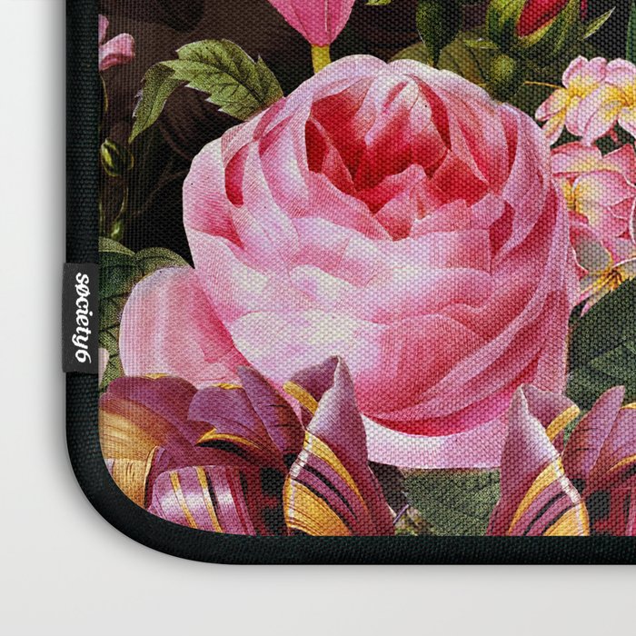 Vintage & Shabby Chic - Midnight Rose Garden Laptop Sleeve Gallery Image 3