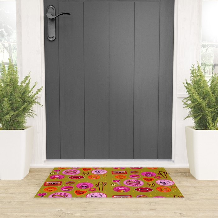 Patch Print Welcome Mat Gallery Image 3