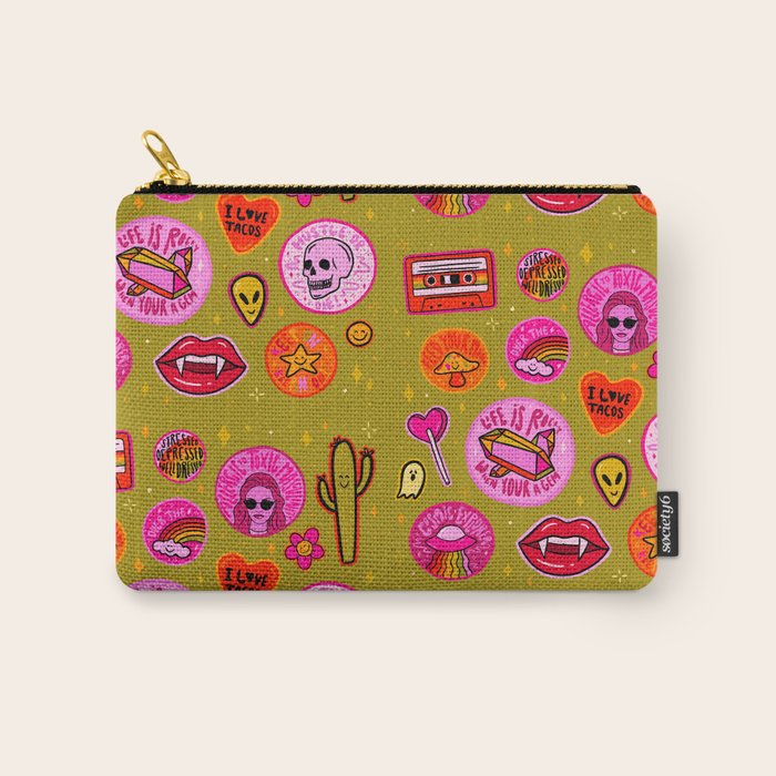 Patch Print Carry All Pouch Gallery Image 1