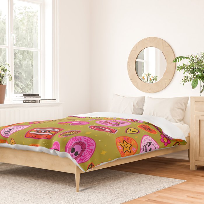 Patch Print Duvet Cover Gallery Image 2