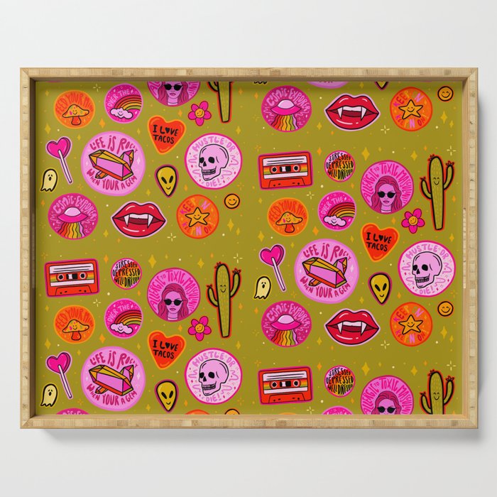 Patch Print Serving Tray Gallery Image 1
